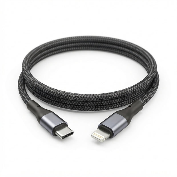 كابل شحن سريع ZUZG من نوع Type-C إلى Lightning بقدرة 30 واط بتقنية PD