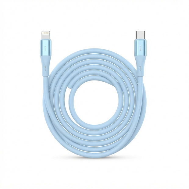 كابل شحن سريع ZUZG PD بخامة السيليكون (Type-C إلى Lightning)
